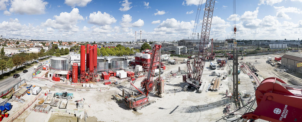 Phototographe chantier btp construction - Soletanche Bachy