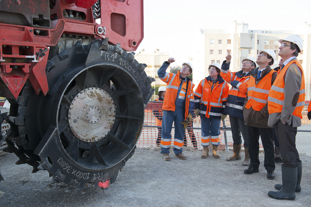 Phototographe chantier btp construction - Soletanche Bachy